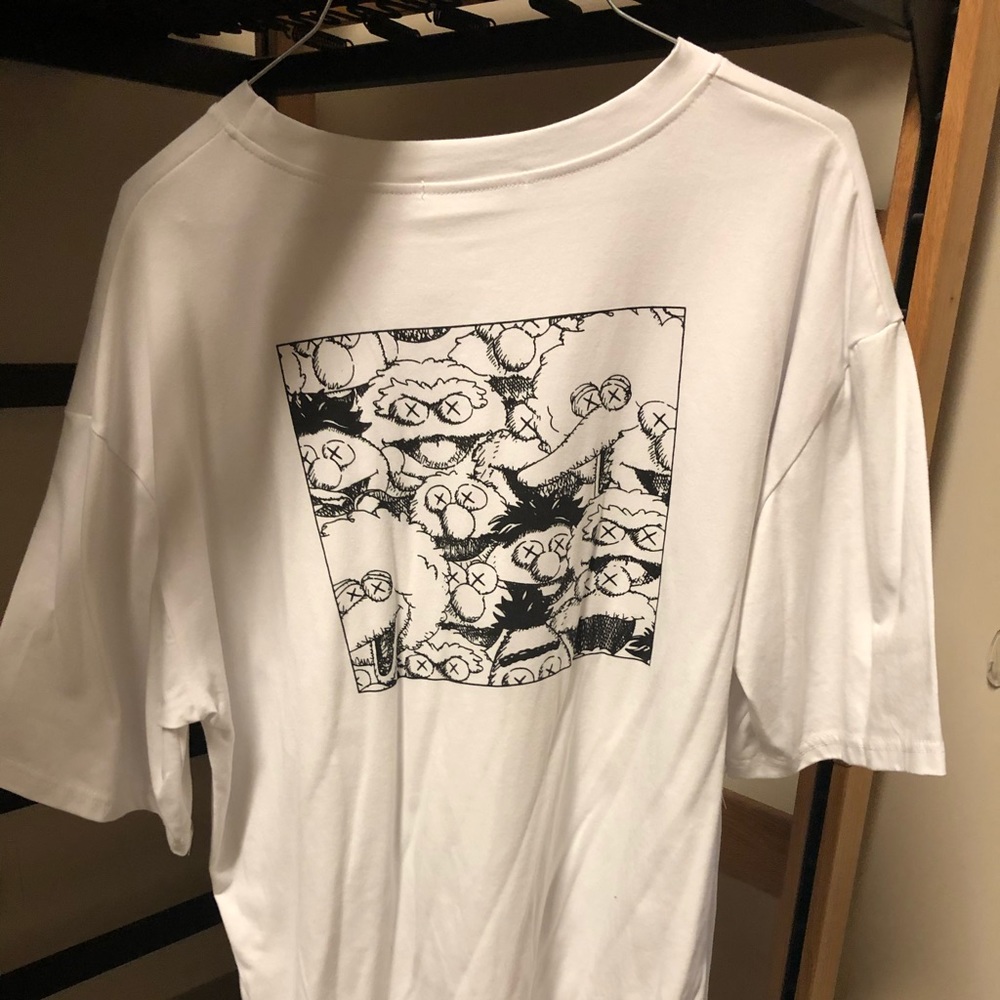 Kaws Uniqlo collab unbranded t shirt Sesame Street